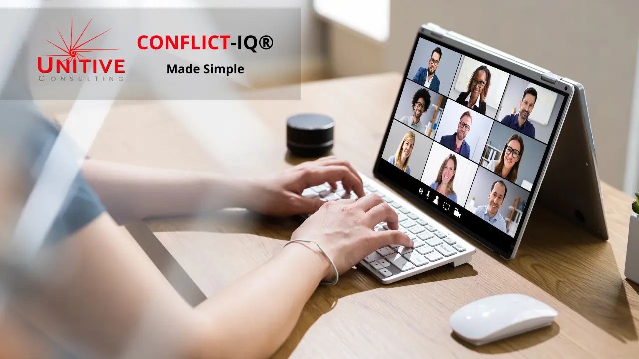 Image of a person in a zoom call.