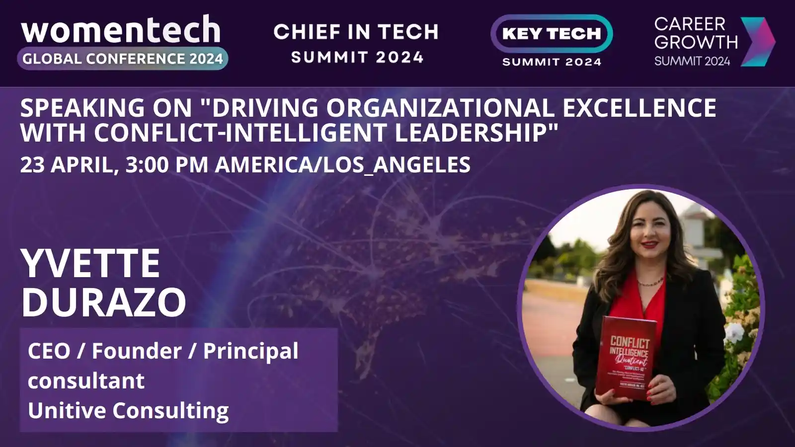 Image Of Certificate Of Women In Tech Global Conference.